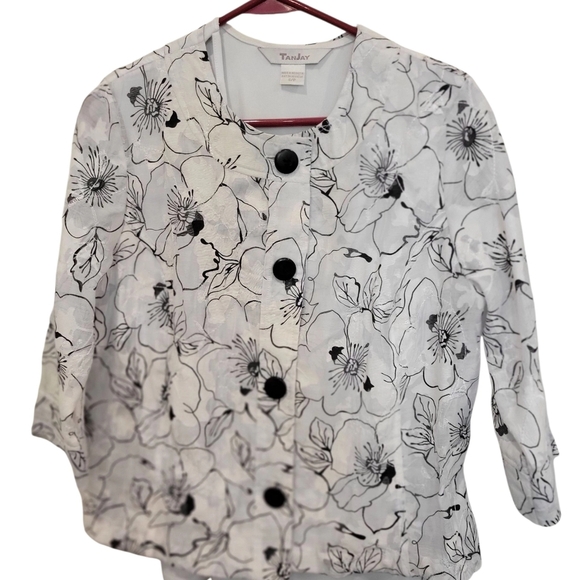 Tanjay SP 2 Piece Jacket & Matching Top Lovely Cruise Wear Vacation - Picture 8 of 13